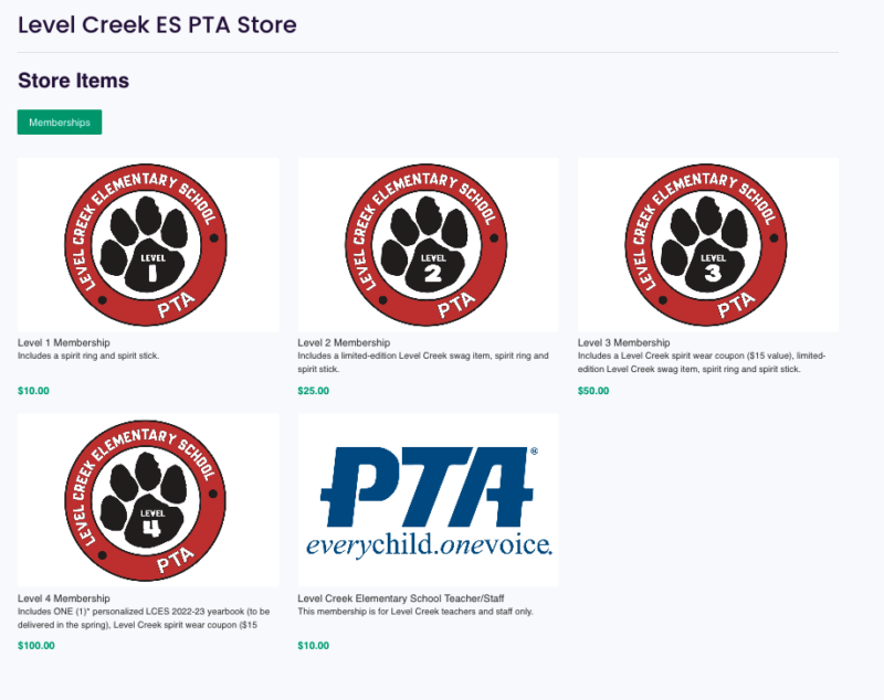 Level Creek Elementary PTA Enriching our Students' Education Experiences